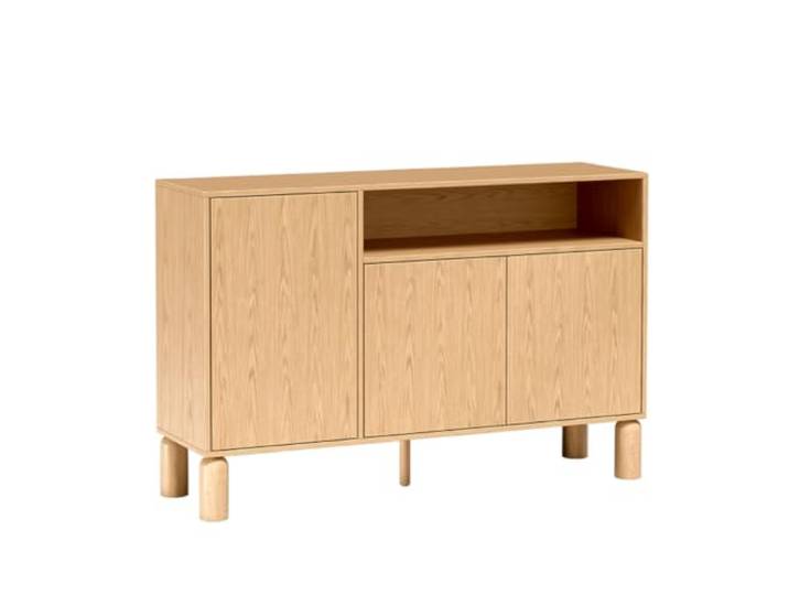 Kommode KINSARVIK - Eiche - Hohe Beine - 140 x 92 x 41 cm