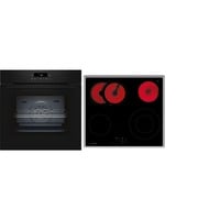 BTX46PB0, Backofen-Set schwarz/edelstahl