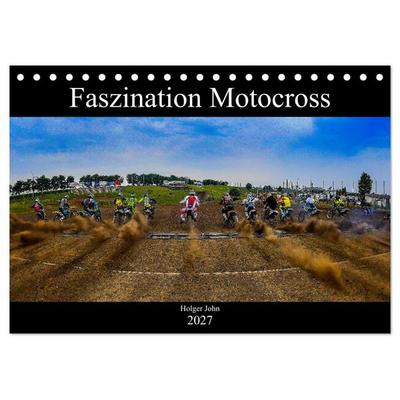 Blickpunkte Motocross (Tischkalender 2027 DIN A5 quer), CALVENDO Monatskalender
