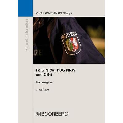 PolG NRW, POG NRW und OBG, Taschenbuch von , Richard Boorberg Verlag, 978-3-415-07887-1