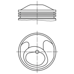 Kolben MAHLE 503 58 00 für Porsche 911 Targa