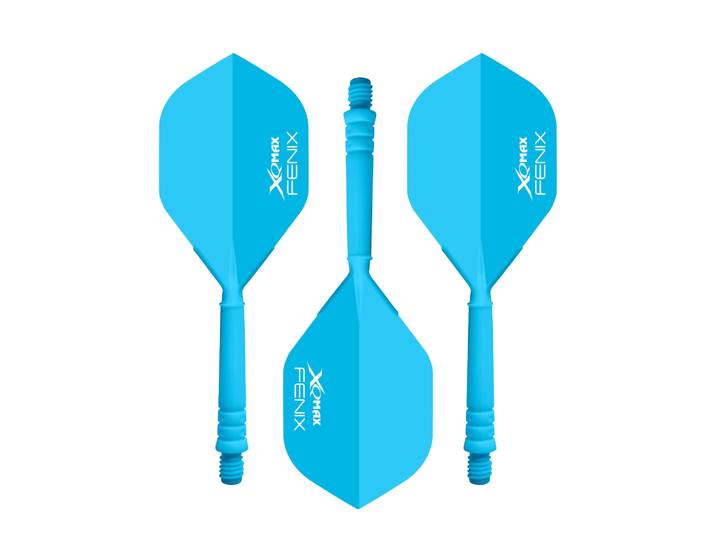 XQMAX Fenix Flight und Shaft 28 mm 3er Set blau