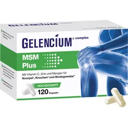 Gelencium Msm Plus Kapseln + Vitamin C Hochdosiert 120 ST