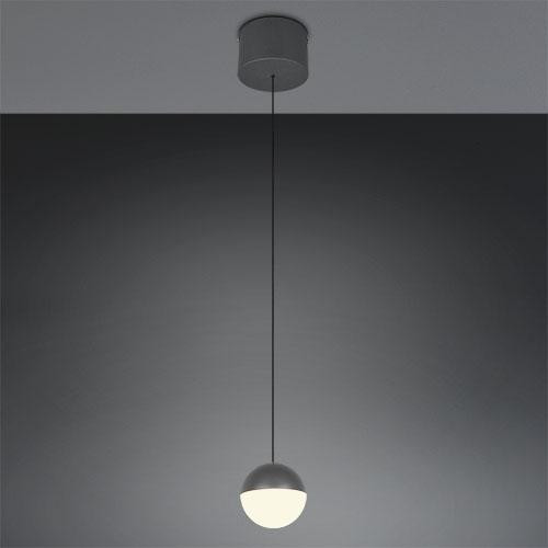 TRIO Hanglamp Senta Antraciet