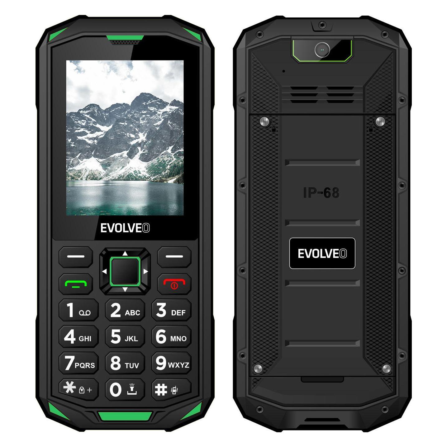 Evolveo Strongphone x5 schwarz/grün (2.40", 0.30 Mpx) (SGP-X5-GR)