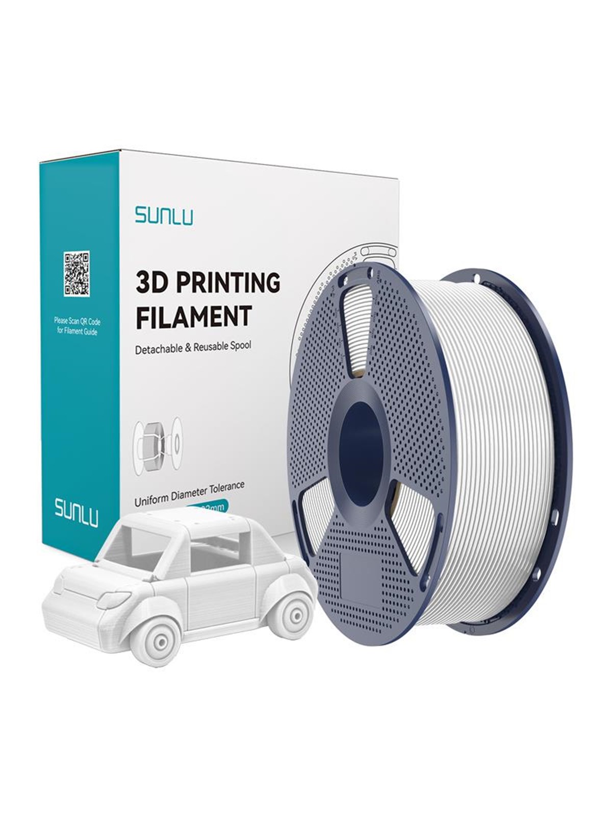 Sunlu PETG Filament (White)