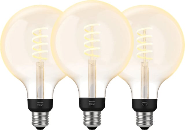 Philips Hue Filament White Ambiance Globe XL LED 3-pack