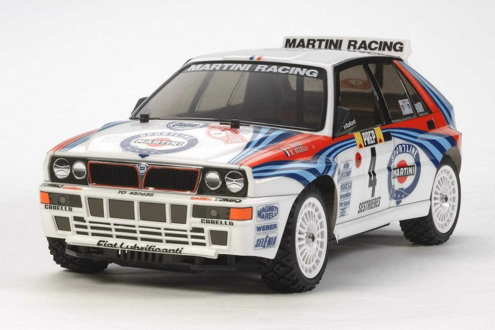 Tamiya RC Lancia Delta HF Integrale XV-01 modelbouwpakket, schaal 1:10, vierwielaandrijving