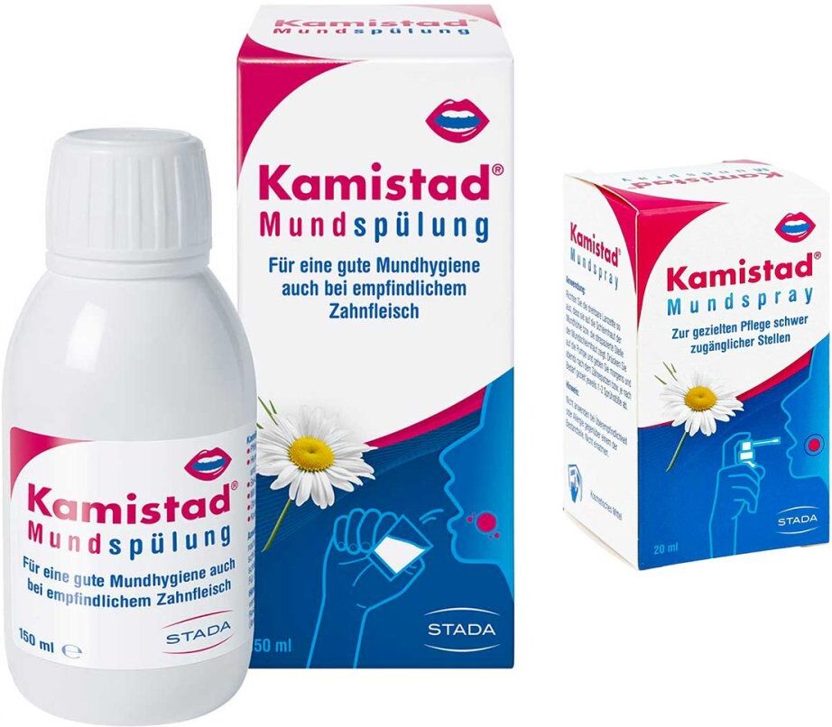 Kamistad Mundspülung + Kamistad Mundspray