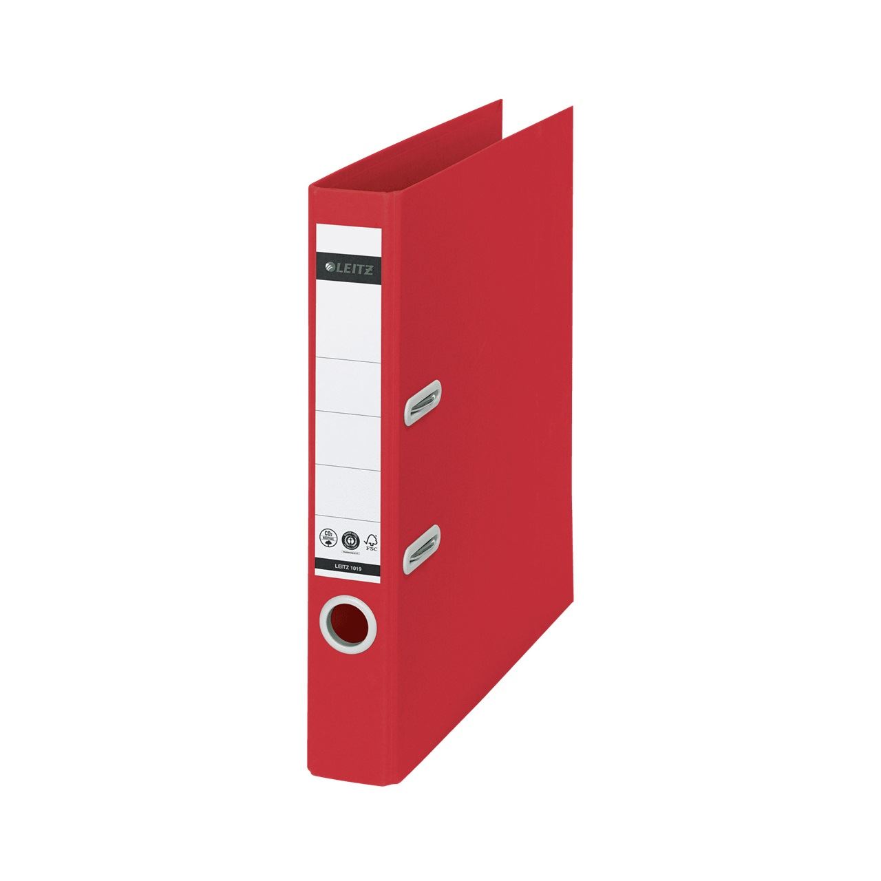 LEITZ recycle 1019 Ordner rot Karton 5,0 cm DIN A4