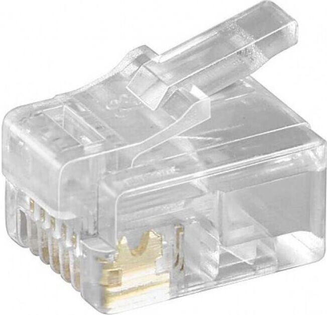 Goobay Câble plat RJ12, fiche mâle, 6 pôles, 50251 (50251)