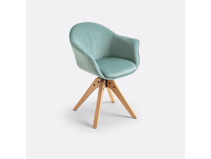 LA REDOUTE Fauteuil de bureau rotatif, Melona Vert Céladon