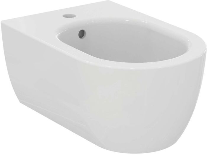 Ideal Standard Wand-Bidet T3750MA 35,5x54x25cm, Hahnloch, mit Überlauf, weiß Ideal Plus