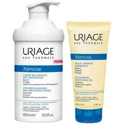 Uriage Xémose Lipo Replenishing Anti Irritation Cream 500ml Set 2 Artikel