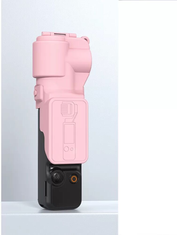 INF Kurze Objektivschutzabdeckung kompatibel mit DJI Pocket 3 - Objektiv- und Bildschirmschutz Rosa