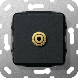 Gira Miniklinke 3,5mm sw matt 564910