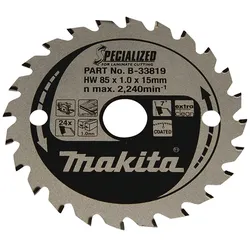 Makita SPECIALIZED Sägeb.85x15x24Z - B-33819