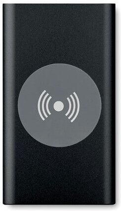 Batterie externe personnalisée sans fil 4000 mAh noir