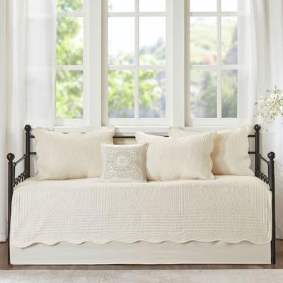 Jla Home/Bed Tuscany Daybed Cover Bed Set Cream Six Piece Set, Six Piece Set, Cream