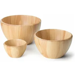 Continenta Gummibaum Schüssel Ø 30 cm, Schüssel + Schale, Braun