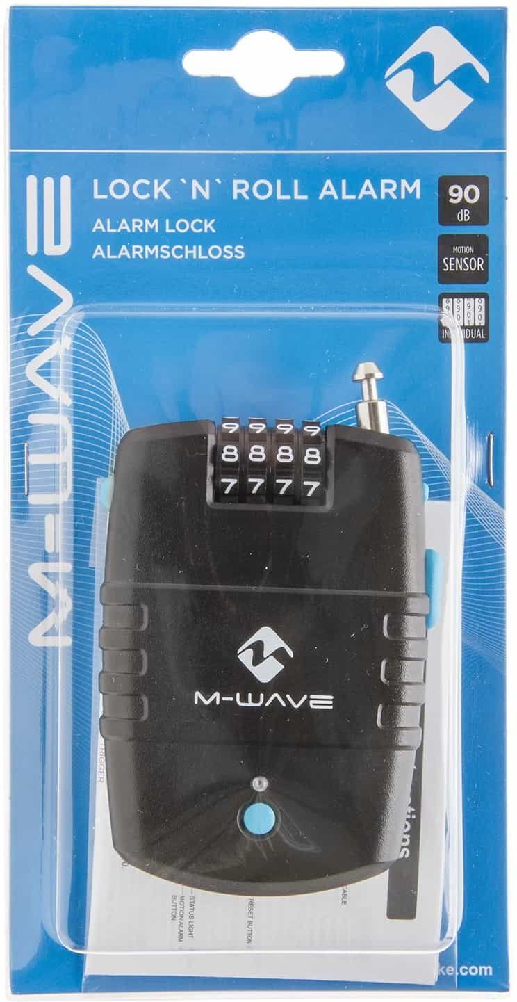 M-Wave Lock 'N 'Roll Alarm Lås I Sort