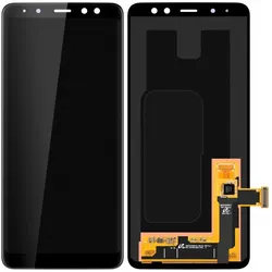 Samsung LCD-Display +Touch-Einheit A530 Galaxy A8 2018 Schwarz (Service Pack) (Display, Samsung Galaxy A8 (2018)), Mobilgerät Ersatzteile, Schwarz