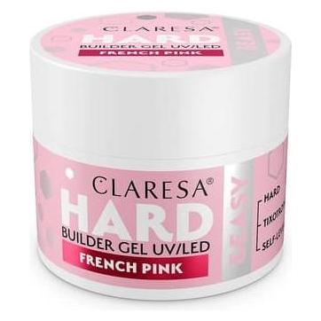 Claresa Hard & Easy Building Gel French Pink 45g (Kunstnägel, French Pink) (5903819838466)