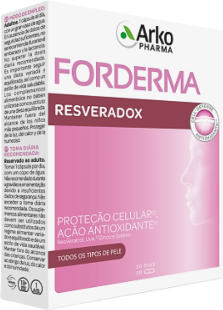Arkopharma Forderma Resveradox 30 cápsulas