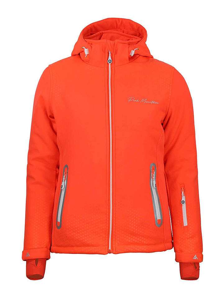 Peak Mountain Softshelljacke "Abraplus" in Orange - XL