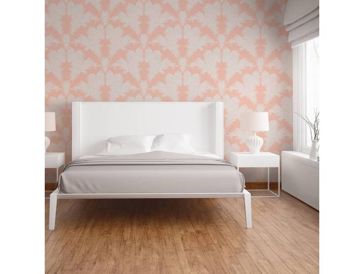 Papier peint en intissé Palmiers 53 x 1005cm Rose