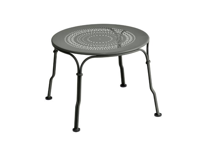 Beistelltisch, Stahl, Ø 45 cm, Wetterbeständig, Klassisch & Modern, Fermob 1900