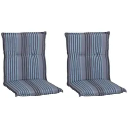 Niedriglehner Auflagen Tissa 2er-Set ca. 98x46 cm Blau