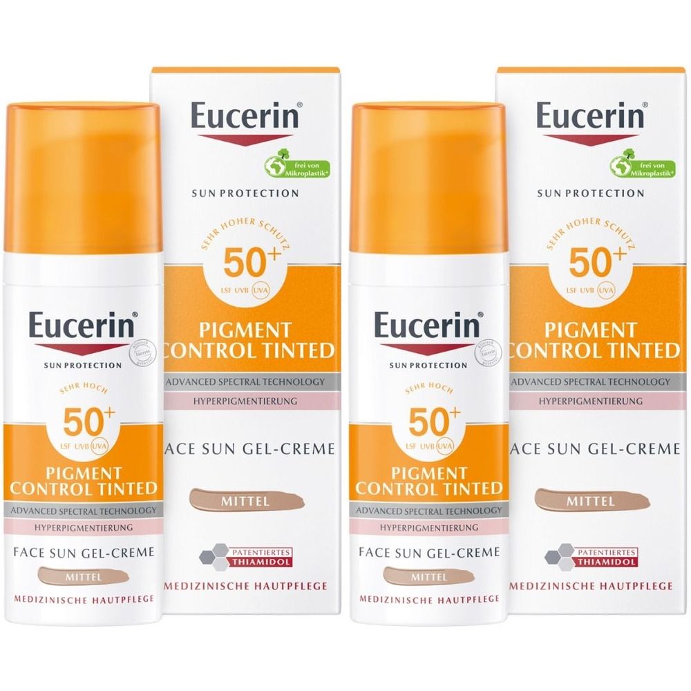 Eucerin SUN Fluid Pigm MIT x2 2x50 ml Creme