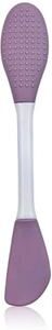 Inspired Living 2 in 1 Silicone Facial Cleansing Brush & Mask Applicator For Deep Pore Care purple