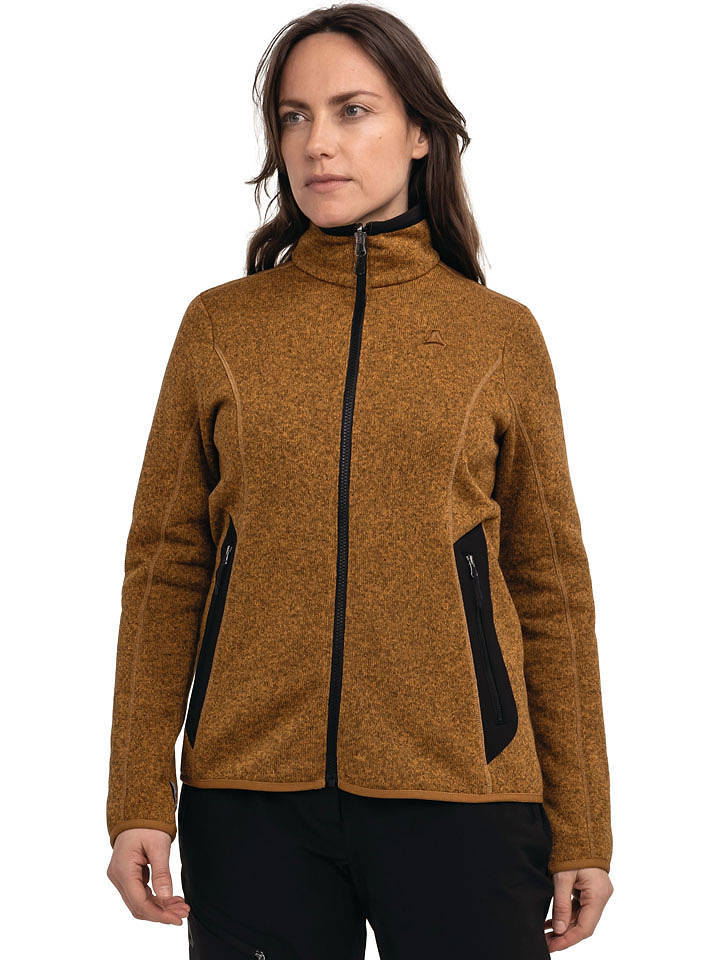 Schöffel Fleecejacke "Yew" in Hellbraun - 40
