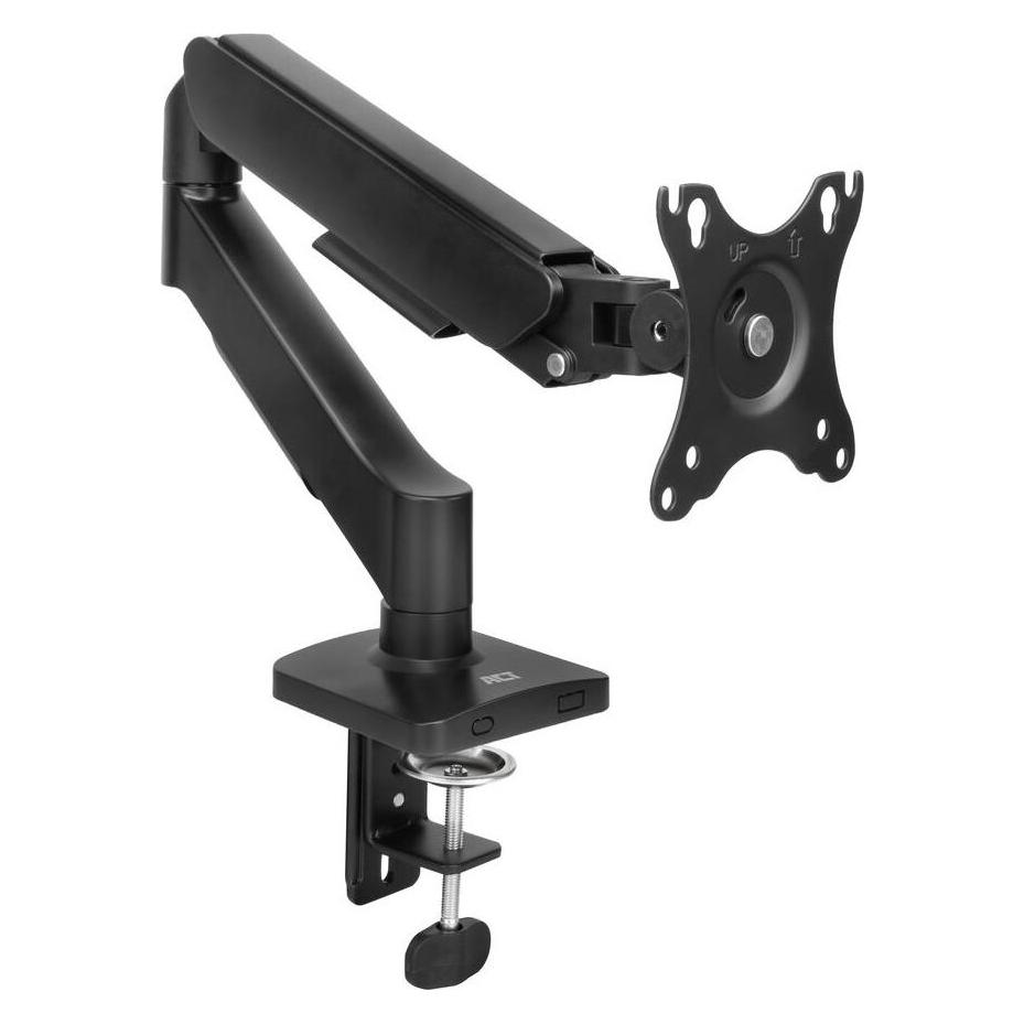 ACT Monitor arm 35", gas spring, 1 monitor, Essentials (Tisch, 34", 9 kg) (AC8313)