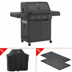 Rösle BBQ Station AllFlame Prime 4 Brenner Gasgrill - 50mBar Bundle