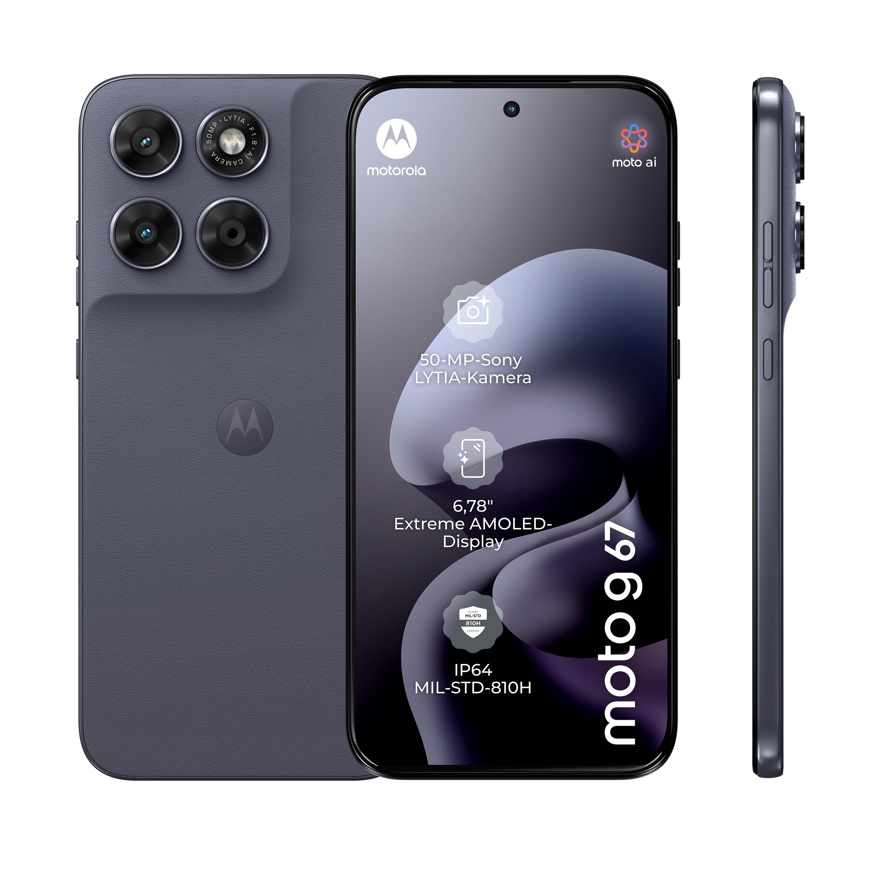Motorola moto g67 5G 4/256 GB Android 16 Dual SIM Smartphone arctic seal PBAU0016NL