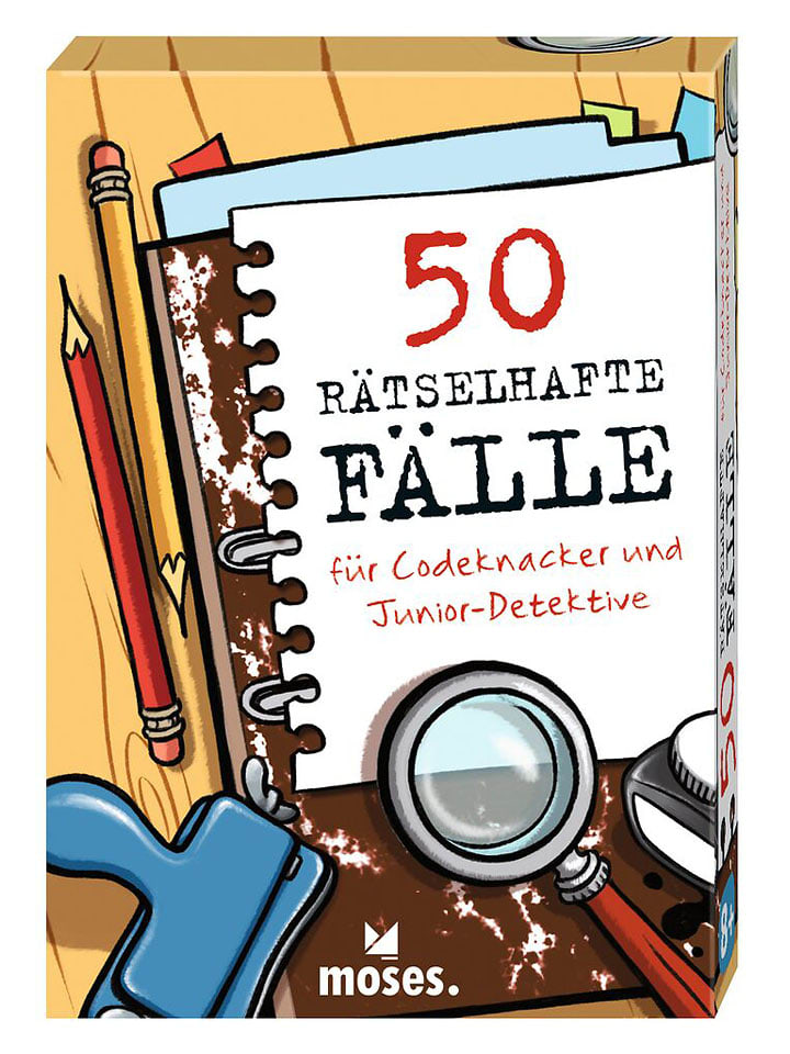 moses. Rätselspiel ''50 rätselhafte Fälle'' - ab 6 Jahren - onesize