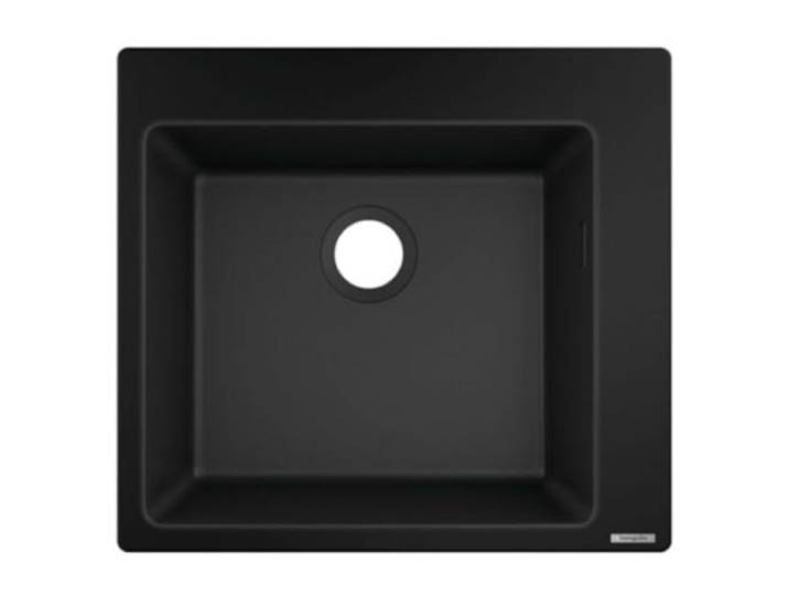 hansgrohe S51 S510-F450 Evier encastré 450\, noir graphite\, 43312170