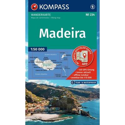 KOMPASS Wanderkarte 234 Madeira 1:50.000, Sonstige von , KOMPASS Freytag & Berndt, 978-3-99154-367-1