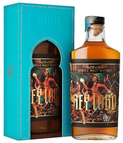 Rey Lobo Estuche whisky español .