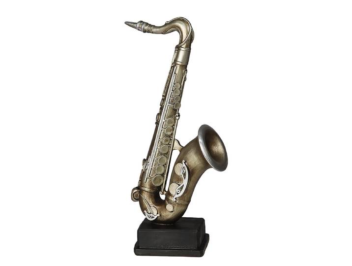 Figur Saxophon 12cm Silber