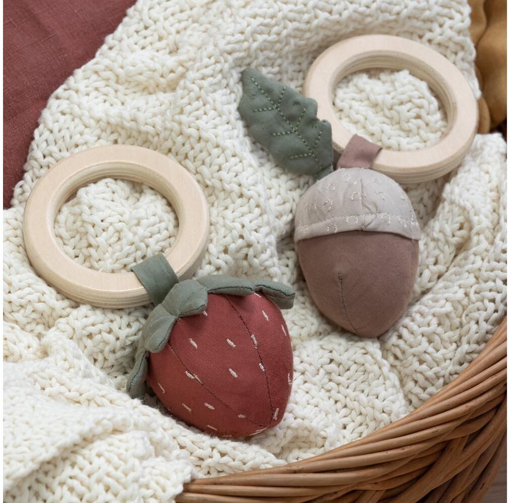 Greifspielzeug "sebra Eichel", Baby, grün (braun, grün), Holz, Greifspielzeug Greifspielzeug braun, grün Einheitsgröße