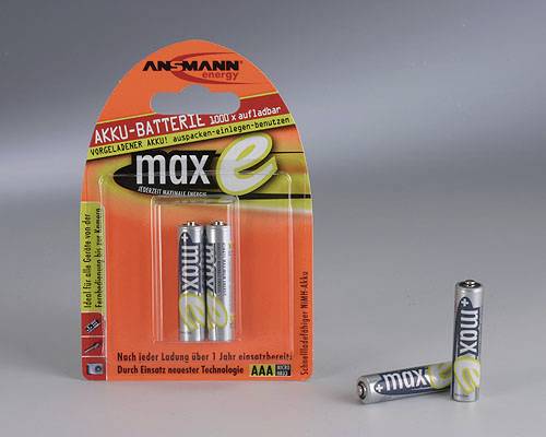Ansmann Micro (AAA)-Akku NiMH 1.2V 2St.