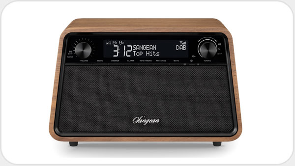 Sangean WR-201D DAB+ Premium-Retro-Radio *Kirsche* SG99764