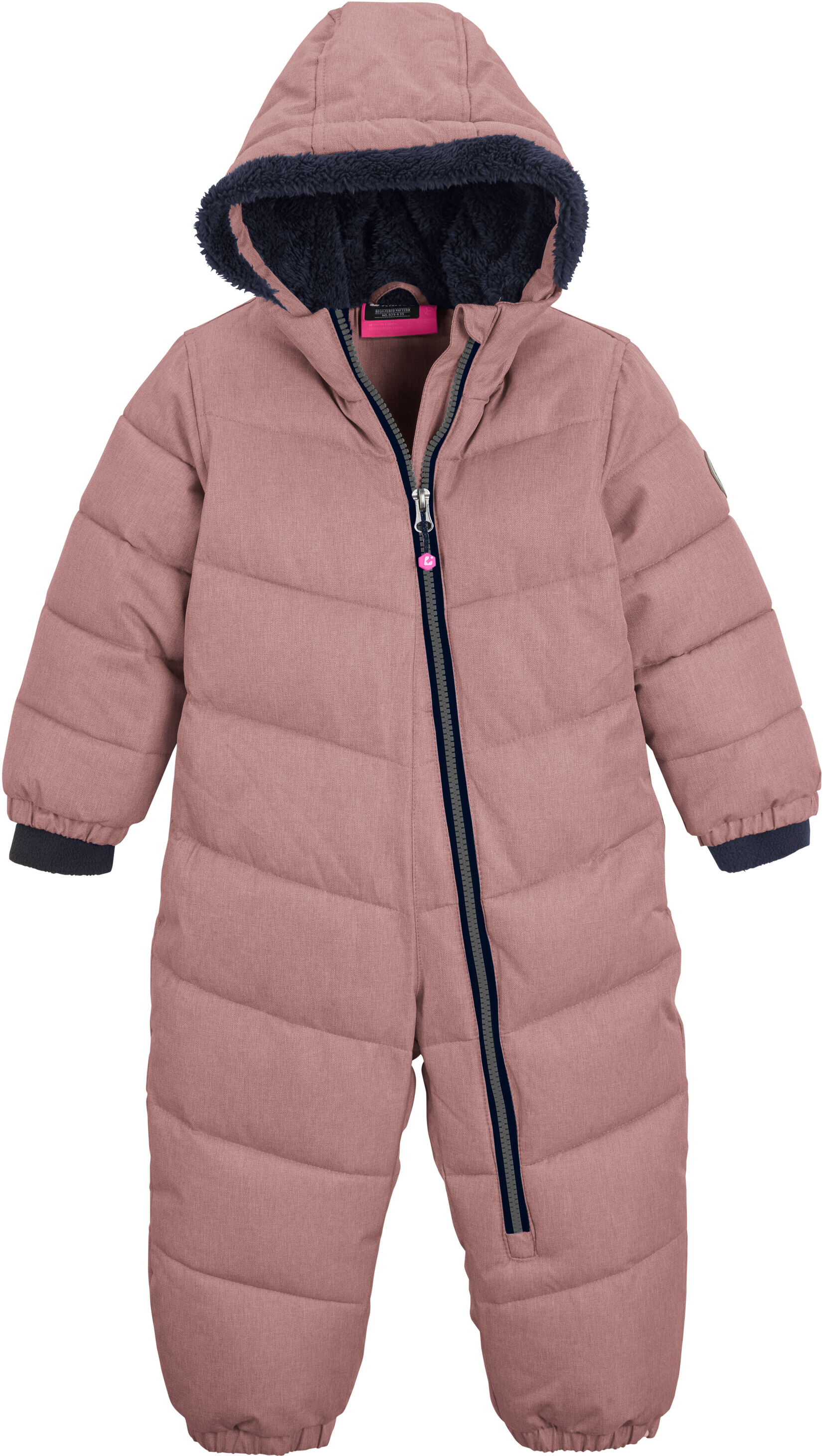 Schneeoverall KILLTEC "Karter Mini", Mädchen, Gr. 110/116, Normalgrößen, rosa (rosé), Obermaterial: 100% Polyester.Futter: 100% Polyester.Füllung: 100% Polyester, Overalls Schneeoverall, Schneeanzug: wasserabweisend, winddicht, warm, leicht anzuziehen