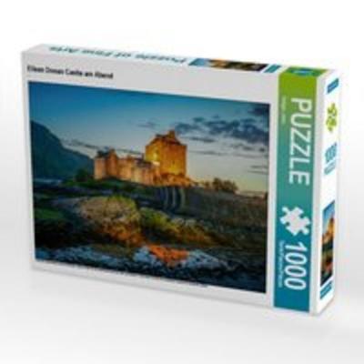 CALVENDO Puzzle Eilean Donan Castle am Abend 1000 Teile Lege-Größe 64 x 48 cm Foto-Puzzle Bild von Holger John