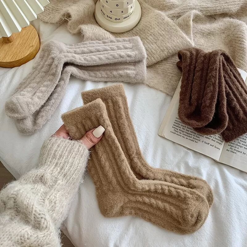 INF Kuschelig warme Socken - 6er-Pack Frotteesocken für Damen und Herren Model B