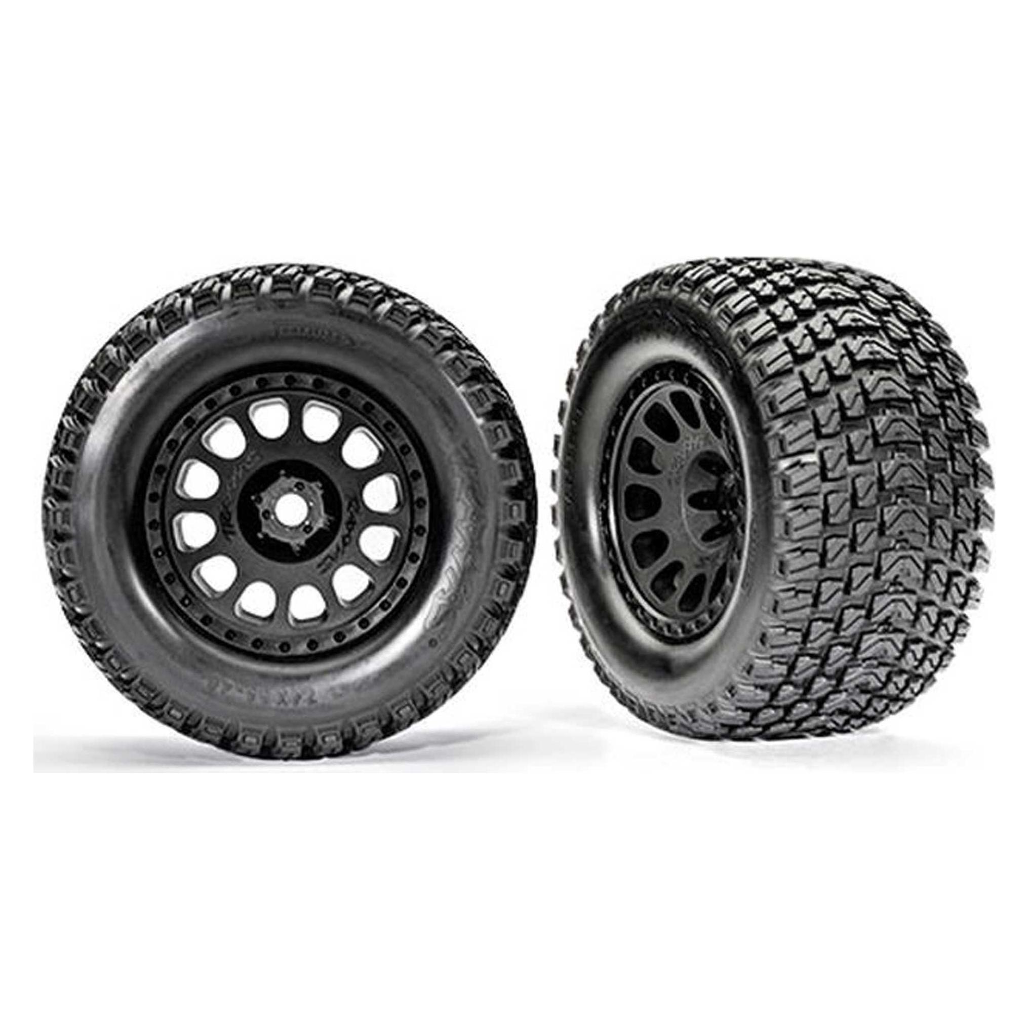 Traxxas Gravix Racing-Reifen Auf Schwarzen Xrt-Felgen (2) (TRX7872)